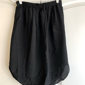 Madewell paperbag skirt